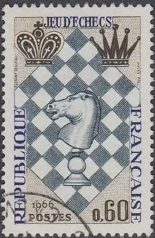 Frankreich MiNr. 1542 Schachspiel (0,60)