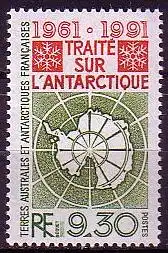 Franz. Geb. i.d. Antarktis Mi.Nr. 280 30 J. Antarktisvertrag (9,30)