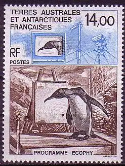 Franz. Geb. i.d. Antarktis Mi.Nr. 307 Forschungsprogramm "Ecophy" (14,00)