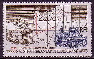 Franz. Geb. i.d. Antarktis Mi.Nr. 310 Basislager D 10 (25,70)