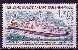 Franz. Geb. i.d. Antarktis Mi.Nr. 322 Fischereifabrikschiff  (4,30)