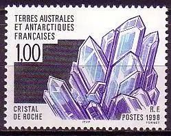 Franz. Geb. i.d. Antarktis Mi.Nr. 373 Mineralien: Bergkristall (1,00)