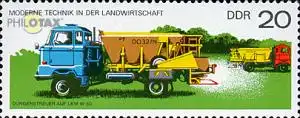 D,DDR Mi.Nr. 2237 Technik in Landwirtschaft, Düngerstreuer (20)