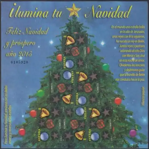 Spanien Mi.Nr. Klbg.4930 Weihnachten, Christbaumschmuck, skl