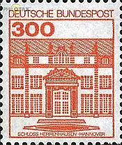 D,Bund Mi.Nr. 1143AII Burgen u.Schl.gez.Ldr., Schloss Herrenhausen (300)