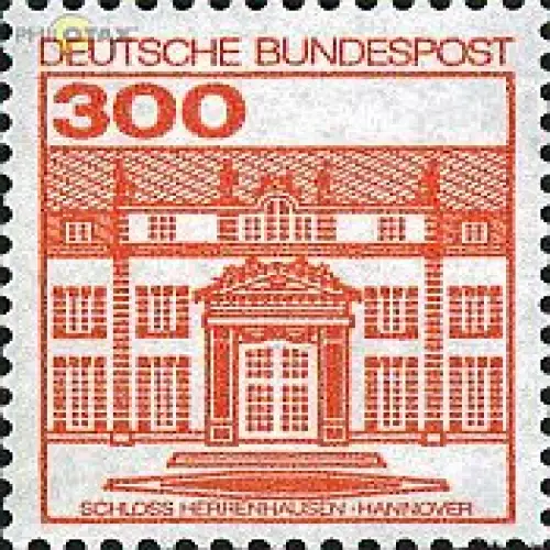 D,Bund Mi.Nr. 1143AII Burgen u.Schl.gez.Ldr., Schloss Herrenhausen (300)