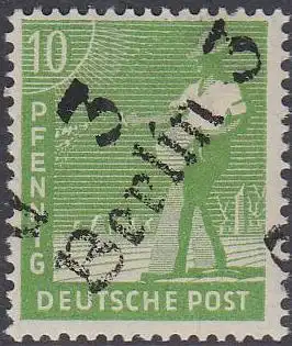 D, SBZ Mi.Nr. 169I Freim. mit Bezirkshandstempel-Aufdruck (10)