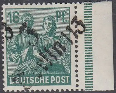 D, SBZ Mi.Nr. 172I Freim. mit Bezirkshandstempel-Aufdruck (16)