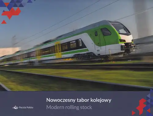 Polen MiNr. Block  European Year of Rail 2021 ungezähnt im Folder