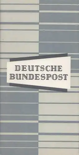 D,Bund Mi.Nr. 350, 352, 355 Bedeutende Deutschland Dürer, Bach, Lessing (** + o)