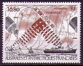 Franz. Geb. i.d. Antarktis Mi.Nr. 230 Fernmeldesatellit "INMARSAT" (16,80)