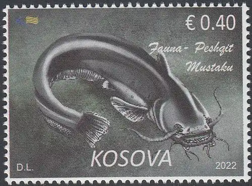 Kosovo MiNr. 587 Freim. Fisch (0,40)