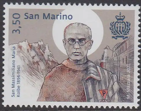 San Marino MiNr. 2845, 80. Todestag von Maximilian Kolbe (3,50)