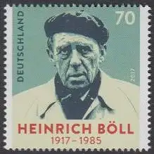 D,Bund MiNr. 3350 Heinrich Böll, Schriftsteller, Nobelpreis 1972 (70)