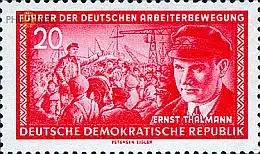 D,DDR Mi.Nr. 475 Führer der dt. Arbeiterbewegung, Ernst Thälmann (20)