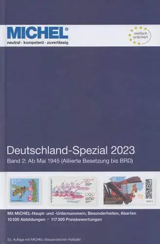 Michel Katalog Deutschland Spezial 2023 Band 2, 53. Auflage