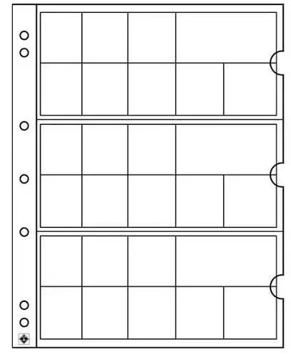 NUMIS - Münzhülle Numis EURO:  für 3 komplette Euro-Kursmünzensätze (lesen!)