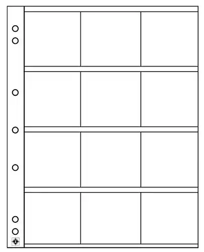 NUMIS - Münzhülle Numis für 12 Münzrähmchen (50x50 mm)