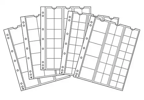 NUMIS - 5 verschiedene Münzhüllen Numis 