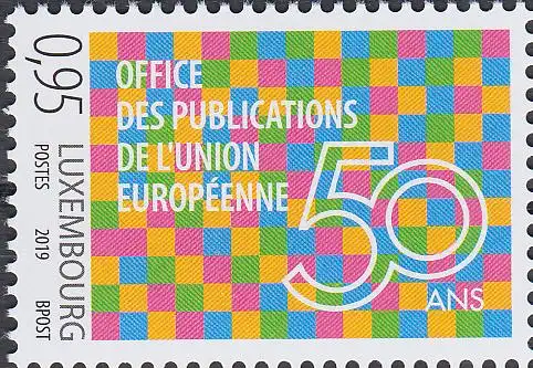 Luxemburg MiNr. 2197, 50 Jahre Amt für Veröffentlichungen der EU (0,95)