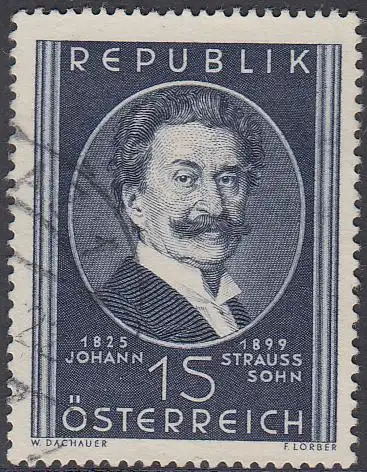 Österreich Mi.Nr. 934 50. Todestag Johann Strauß Sohn (1)