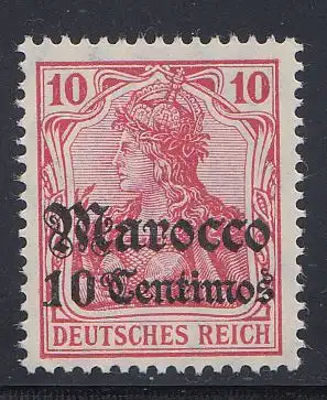 Deutsche Auslandspostämter, Marokko MiNr 36, postfrisch
