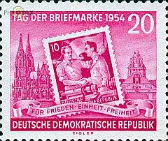 D,DDR Mi.Nr. 445A Tag der Briefmarke 54, Kölner Dom, Briefmarke u.a. (20)