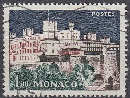 Monaco Mi.Nr. 648 Freim. Beleuchteter Fürstenpalast (1,00)