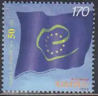 Armenien Mi.Nr. 355 50J. Europarat, Flagge (170)