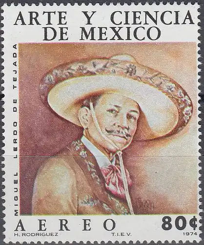 Mexiko Mi.Nr. 1439 Miguel Lerdo de Tejada, Komponist (80)