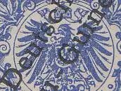 Deutsche Kolonien, Deutsch-Neuguinea MiNr. 4X, Krone/Adler, postfri. Randstück