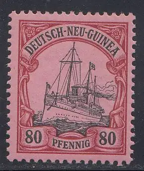 Deutsche Kolonien, Dtsch-Neuguinea MiNr. 15, Kaiseryacht  Hohenz., ungebraucht