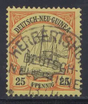 Deutsche Kolonien, Dtsch-Neuguinea MiNr. 11, Kaiseryacht "Hohenzollern", gest.