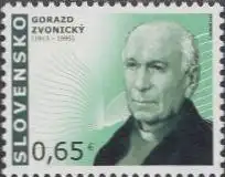 Slowakei Mi.Nr. 713 100.Geb.Gorazd Zvonický (0,65)