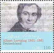 D,Bund Mi.Nr. 2163 Albert Lortzing, Zar und Zimmermann (110Pf/0,56€)