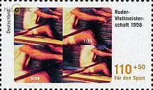 D,Bund Mi.Nr. 1970 Sport 98, Rudern WM (110+50)