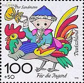 D,Bund Mi.Nr. 1991 Jugend 98, Sandmann (100+50)