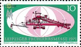 D,DDR Mi.Nr. 1653 Leipziger Frühjahresmesse 71, Brecheranlage SKET (10)