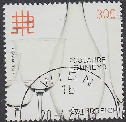 Österreich MiNr. 3715 Klassische Warenzeichen, Glasmanufaktur Lobmeyr (300)