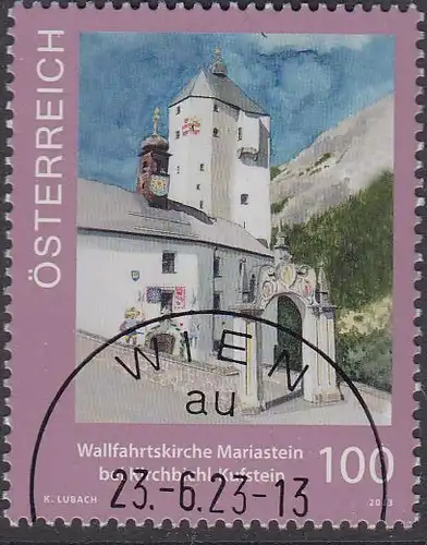 Österreich MiNr. (noch nicht im Michel) Wallfahrtskirche Mariastein(100)