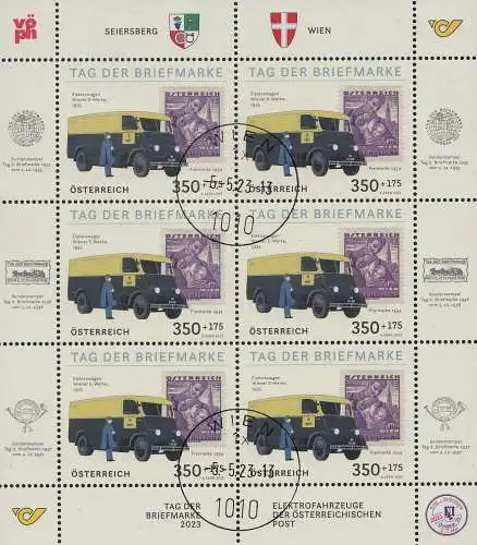 Österreich Klbg. MiNr. (noch nicht im Michel) Tag der Briefmarke 