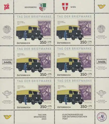 Österreich Klbg. MiNr. (noch nicht im Michel) Tag der Briefmarke 