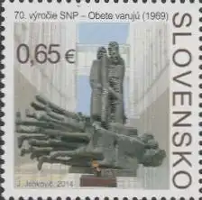 Slowakei Mi.Nr. 741 70.Jahrestag Slowakischer Nationalaufstand, Denkmal (0,65)
