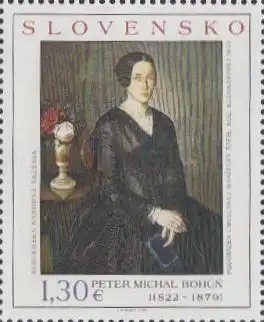 Slowakei Mi.Nr. 751 Gemälde Žofie von Peter Michal Bohú? (1,30)