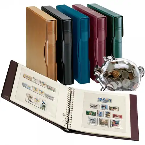 Lindner, Liechtenstein - Vordruckblätter Jahrgang 2003-2014, inkl. Ringbinder-Set 1124
