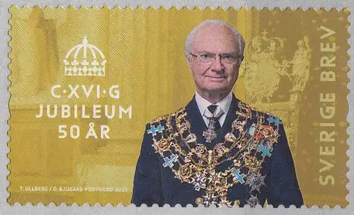 Schweden Mi.Nr. (noch nicht im Michel) König Carl Gustav (1 Marken, skl.) 