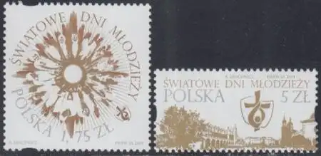 Polen Mi.Nr. 4748-49 Weltjugendtag (2 Werte)