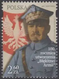 Polen MiNr. 4910 Blaue Armee, Jozef Haller, Staatswappen (2,60)