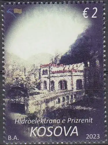 Kosovo MiNr. 612 Wasserkraftwerk von Prizren (2 €)