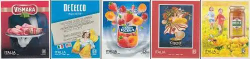 Italien MiNr. (noch nicht im Michel) Italienische Produkte, skl. (5 Werte)